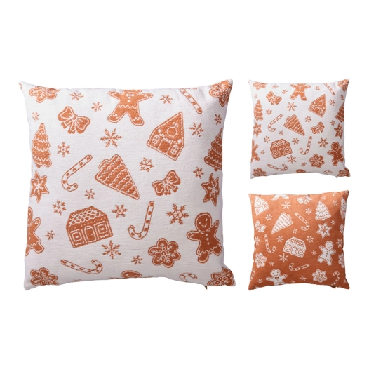 coussin de noël, modèles assortis, 45 x 45 cm