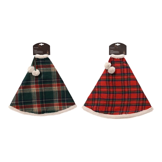 jupe de sapin en polyester, ø90 cm, couleurs assorties