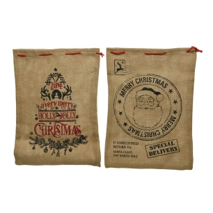 sac cadeau de noël, modèles variés, 35 x 50 cm
