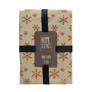 nappe en polyester à motifs de noël rouges, modèles variés, 140 x 180 cm