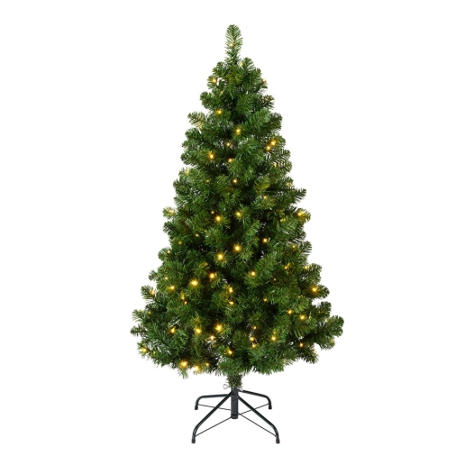sapin de noël d'intérieur, type pin impérial avec led, ø97 x 150 cm