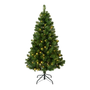 sapin de noël d'intérieur, type pin impérial avec led, ø97 x 150 cm