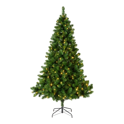sapin de noël d'intérieur, type pin impérial avec led, ø137 x 210 cm
