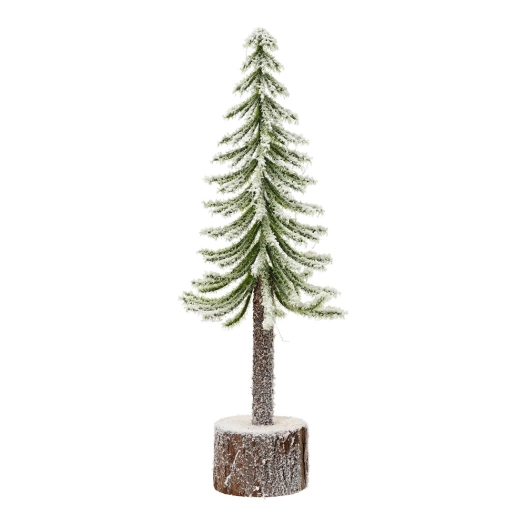 mini sapin enneigé d'intérieur