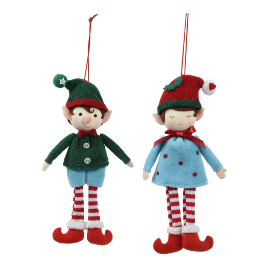 lutin en polyester à suspendre, différents modèles 8 x 3 x 17 cm