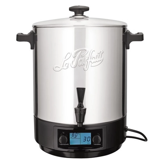 stã©rilisateur le parfait inox 23 litres (5/6 bocaux) couvercle inox - berlin packaging france