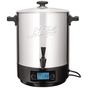 stã©rilisateur le parfait inox 23 litres (5/6 bocaux) couvercle inox - berlin packaging france