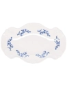 plat a servir 39x25cm blue flower retro - fine dining living