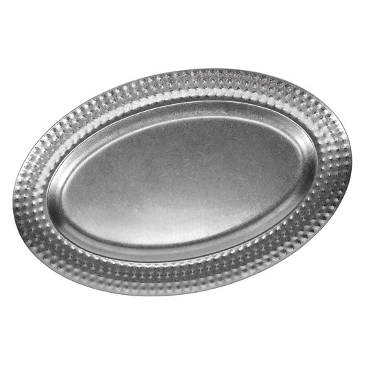 plat a servir 41x26,5cm avec bord structurã‰ antique argent serve - fine dining living