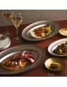 plat a servir 41x26,5cm avec bord structurã‰ antique argent serve - fine dining living