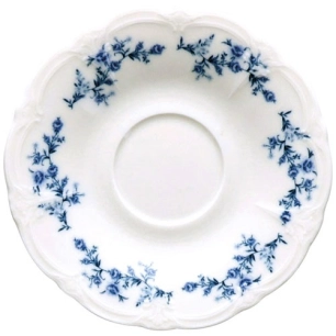 soucoupe a moka 14cm blue flower retro - fine dining living