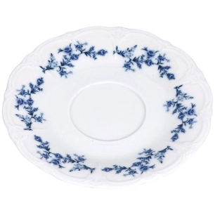 soucoupe 16,5cm blue flower retro - fine dining living