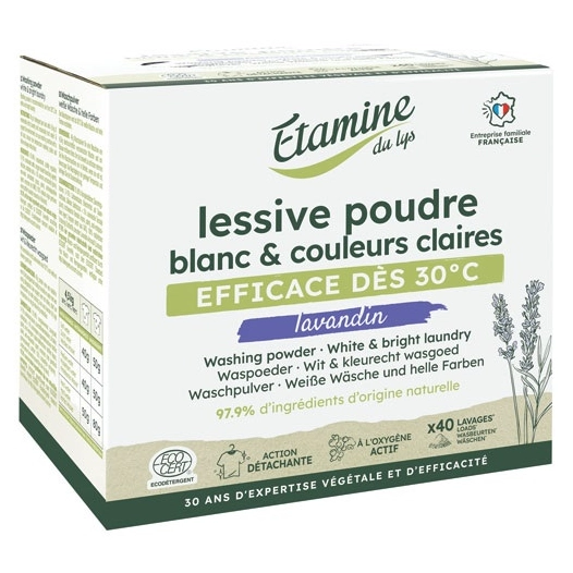 lessive poudre 10kg - comptoir des lys