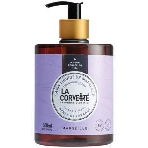 savon liquide perles de lavande 500 ml - compagnie du midi