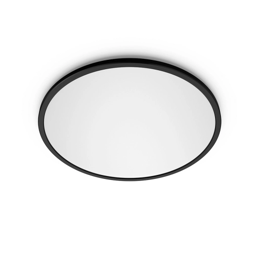 plafonnier rond noir, 32 w, 4100 lm, 2200-6500 k, ø541 x 28 cm