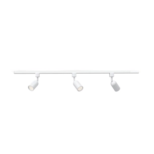 système de rail easylink avec 3 projecteurs shea 5 w, couleur blanche