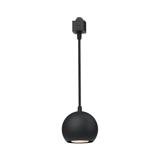 lampe de plafond easylink, suspendue, colby gu10, noire, ø100 x 1360 mm