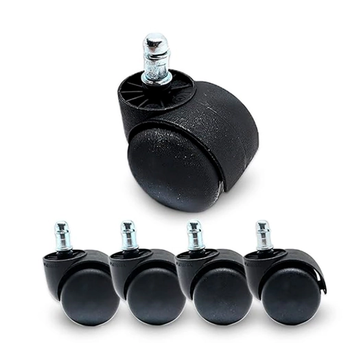 roues chaise gamer, 5 unités