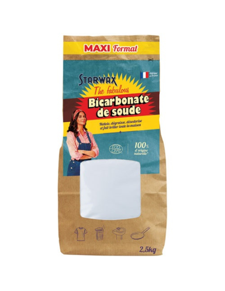 Bicarbonate de Soude Brunel 2.5kg Nettoyant multi-usage écologique - BRUNEL