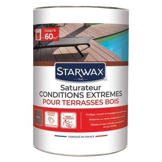 saturateur conditions extrãªmes terrasse teck et bois teintã© - brunel