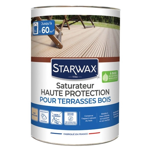 saturateur haute protection terrasses et bois extã©rieurs 5 - brunel