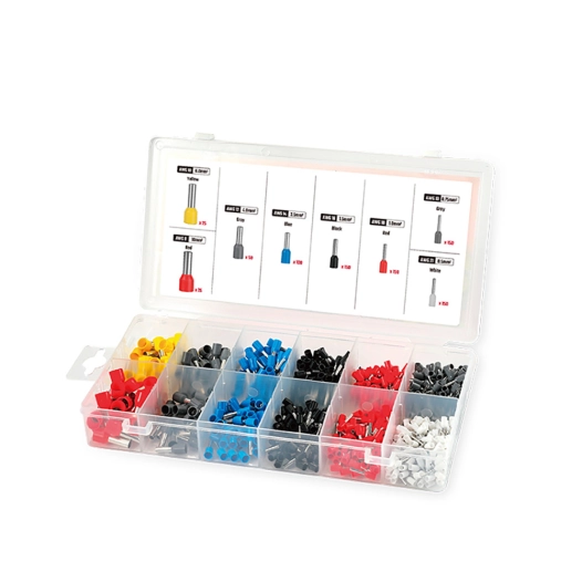 boîte d'embouts de câbles, ensemble de 800 pièces