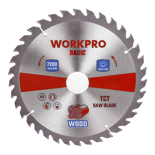 lame de scie circulaire tct pour bois, modèle de base, ø150 x 22,2 mm x 48 dents