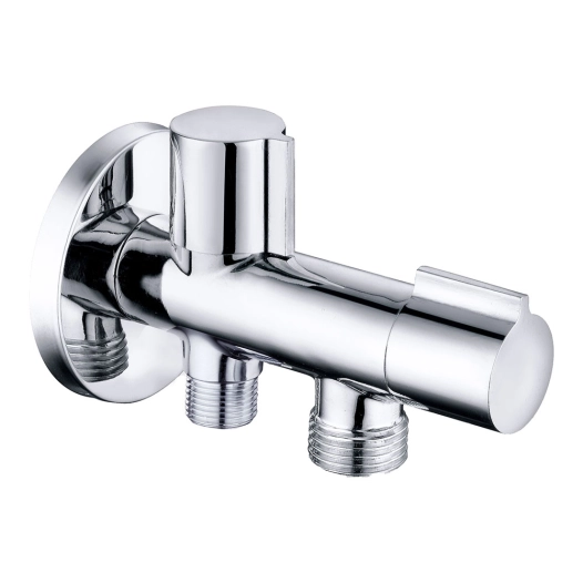 vanne à double angle ½ x ½ x 3/8 po, 14 x 67 mm