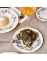 assiette plate 16cm blue flower retro - fine dining living