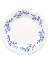 assiette plate 20,5cm blue flower retro - fine dining living