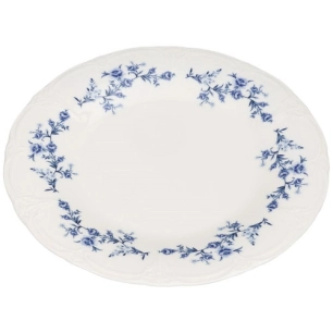 assiette plate 27cm blue flower retro - fine dining living