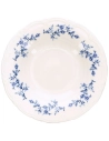 assiette creuse 23,5/14xh4cm blue flower retro - fine dining living