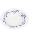 assiette creuse 23,5/14xh4cm blue flower retro - fine dining living