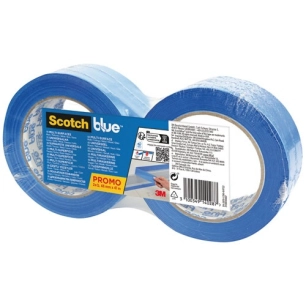 ruban de masquage premium bleu 48 mm x 41 m lot de 2 - gpi 3m bricolage et batiment