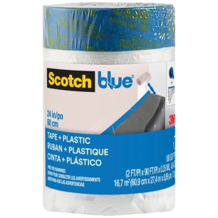 recharge bache de protection peinture 27 m x 600 mm - gpi 3m bricolage et batiment