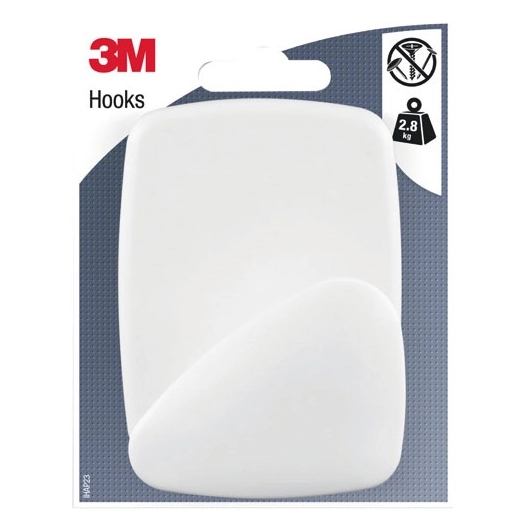 patere adhesif blanc - gpi 3m bricolage et batiment