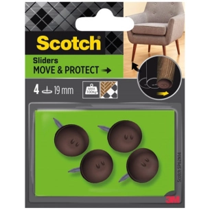 patin plastique alveoles ã˜ 19 mm lot de 4 - gpi 3m bricolage et batiment