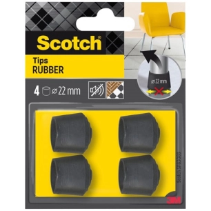 embout caoutchouc 22 mm lot de 4 - gpi 3m bricolage et batiment