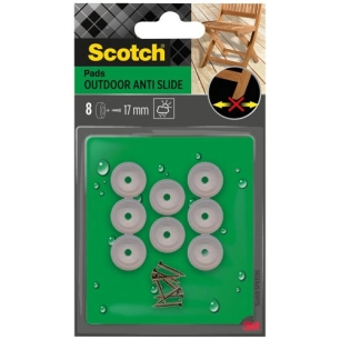 patin plastique a visser 17 mm lot de 8 - gpi 3m bricolage et batiment