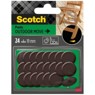 patin plastique a clouer 19 mm lot de 24 - gpi 3m bricolage et batiment