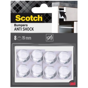 patin antichoc adhã©sif 19 mm lot de 8 - gpi 3m bricolage et batiment
