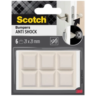 patin antichoc adhã©sif 21 x 21 mm lot de 6 - gpi 3m bricolage et batiment