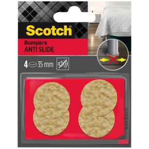 patin caoutchouc 35 mm lot de 4 - gpi 3m bricolage et batiment