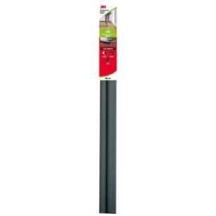 bas de porte sol lisse noir 93 cm - gpi 3m bricolage et batiment