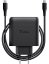 chargeur pc usb-c.65w.gan.noir. - trust