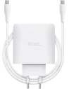 chargeur pc usb-c.65w.gan.blanc. - trust