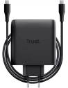 chargeur pc usb-c.100w.gan.2 ports. - trust