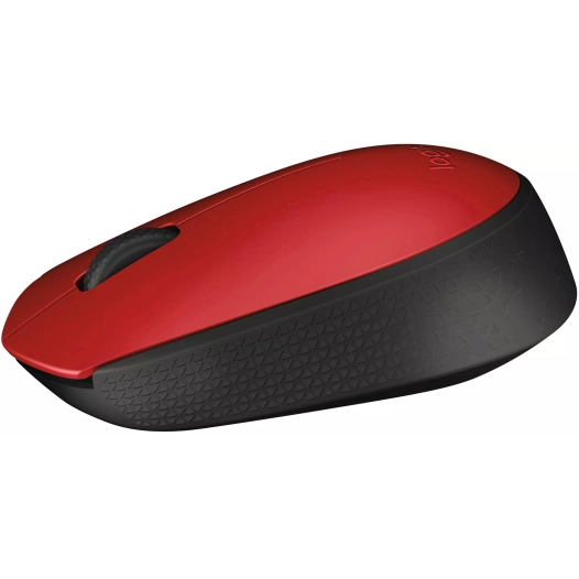 souris pc m171 rouge/noire. - logitech