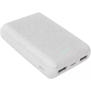p-bank 10000mah 2 usb+usb-c paille/ble - akashi
