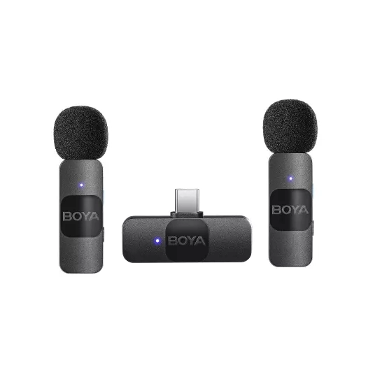 by-v20 v2 micro sans fil pour usb-c 2x - boya